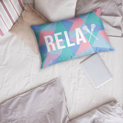 Girls Lacrosse Pillowcase - Relax