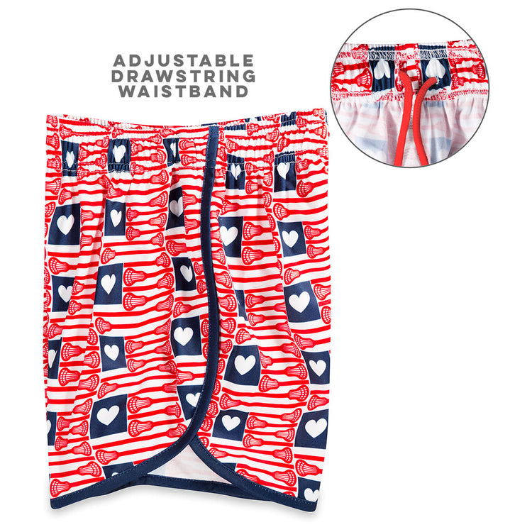 American Heart Lacrosse Shorts