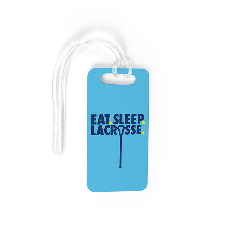 Girls Lacrosse Bag/Luggage Tag - Eat Sleep Lacrosse