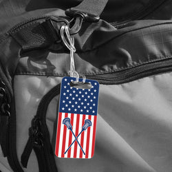 Guys Lacrosse Bag/Luggage Tag - USA Lax