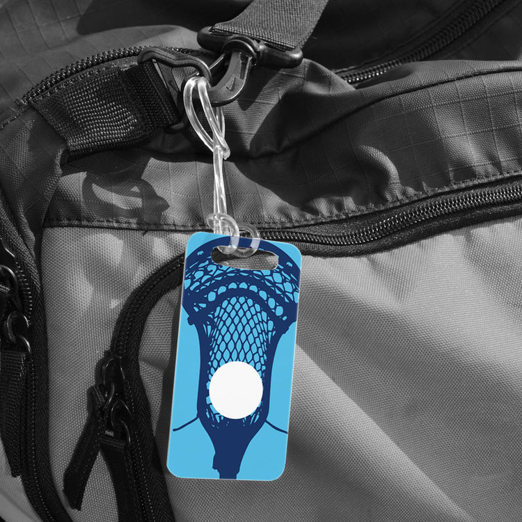 Guys Lacrosse Bag/Luggage Tag - Large Lacrosse Stick