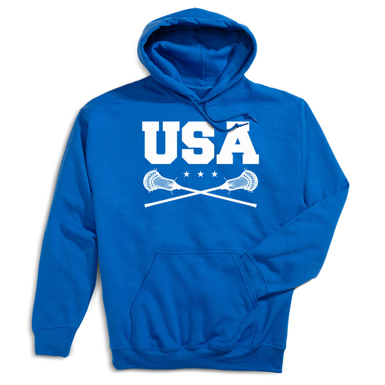 Guys Lacrosse Hooded Sweatshirt - USA