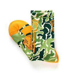 Guys Lacrosse Woven Mid-Calf Socks - Woodland Camo