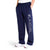 Girls Lacrosse Fleece Sweatpants - #LAXGIRL [Youth Small/Navy] - SS