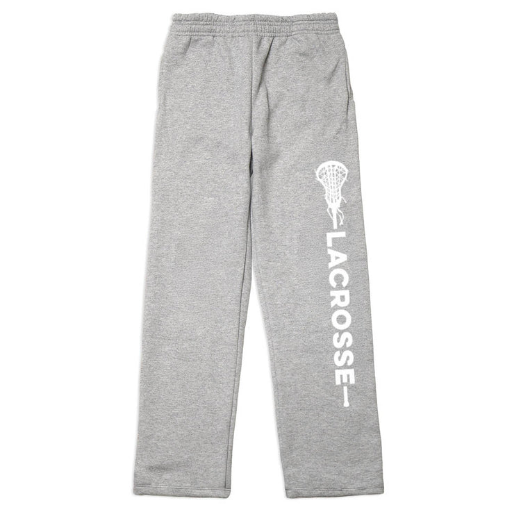 Girls Lacrosse Fleece Sweatpants - Girls Lacrosse Word