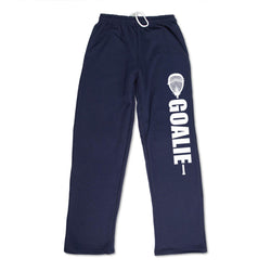 Lacrosse Fleece Sweatpants - Goalie [Adult Medium/Navy] - SS