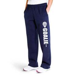Lacrosse Fleece Sweatpants - Goalie [Navy/Adult Large] - SS