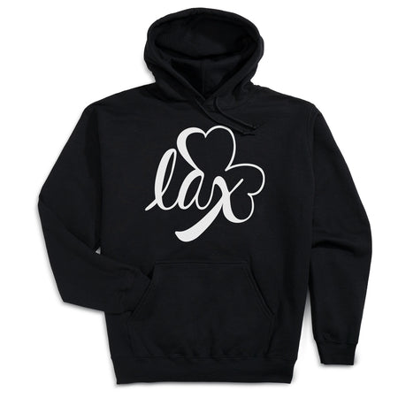 Girls Lacrosse Hooded Sweatshirt - Lax Shamrock