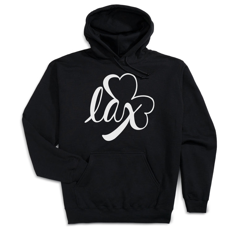 Girls Lacrosse Hooded Sweatshirt - Lax Shamrock