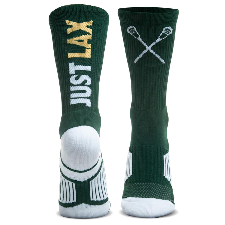 Guys Lacrosse Woven Mid-Calf Sock Set - My Goal is to Deny Yours