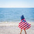 Guys Lacrosse Hooded Towel - American Flag