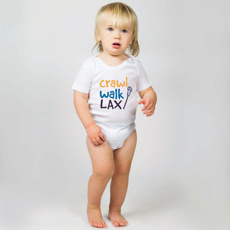 Lacrosse Baby One-Piece - Crawl Walk Lacrosse