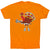 Guys Lacrosse Short Sleeve T-Shirt - Top Cheddar Turkey Tom [Orange/Adult Small] - SS