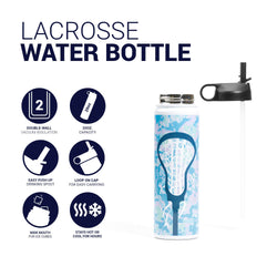 Girls Lacrosse Water Bottle - Lacrosse Stick