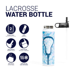 Girls Lacrosse Water Bottle - Lacrosse Stick