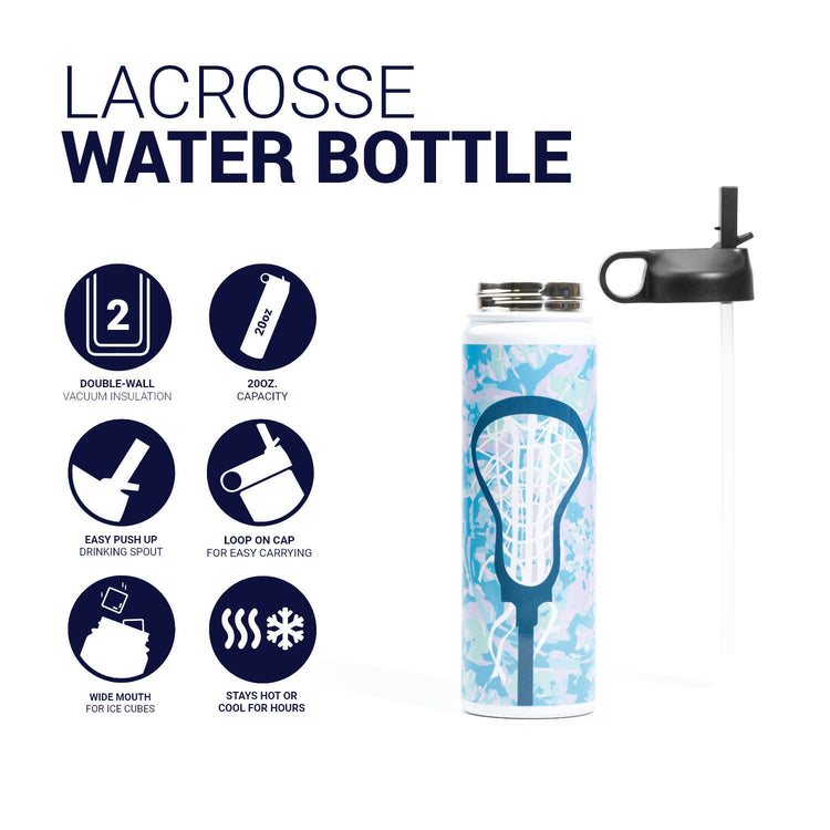 Girls Lacrosse Water Bottle - Lacrosse Stick