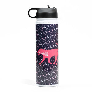 CTS Girls Lacrosse Water Bottle - Lula the Lax Dog