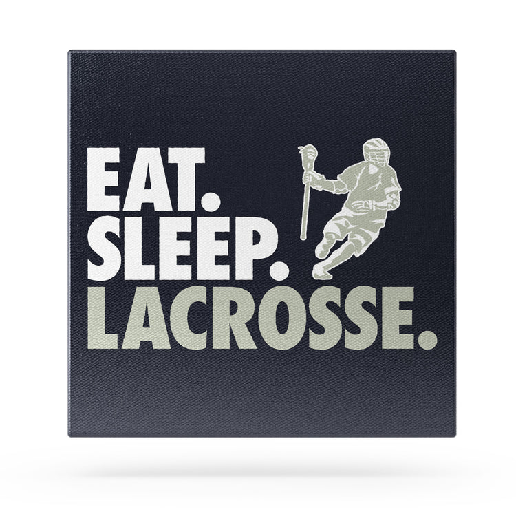 CTS Guys Lacrosse Canvas Wall Art - Eat Sleep Lacrosse