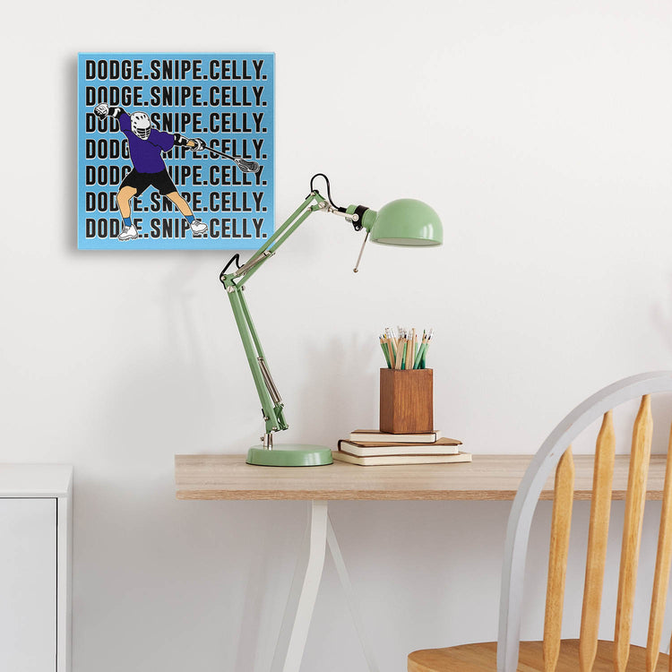 Guys Lacrosse Canvas Wall Art - Celly Lacrosse