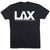 Guys Lacrosse Short Sleeve T-Shirt - I'd Rather Lax [Youth Large/Black] - SS