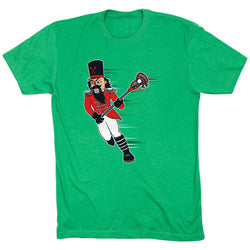 Guys Lacrosse T-Shirt Short Sleeve - Crushing Goals [Adult Large/Green] - SS