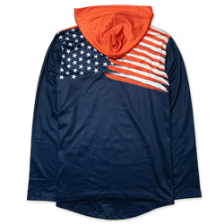 Guys Lacrosse Gameday Hoodie - Patriotic Lacrosse