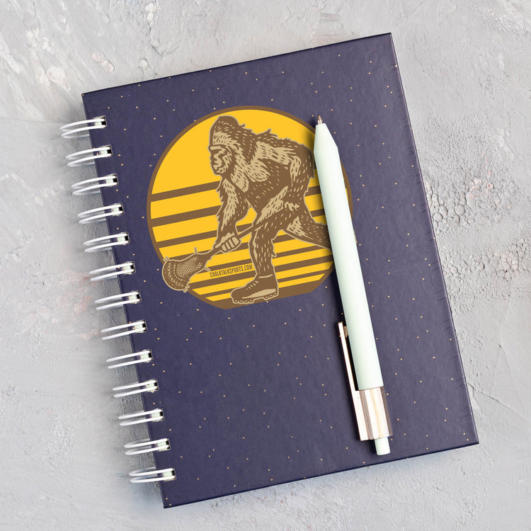 Guys Lacrosse Sticker - Bigfoot