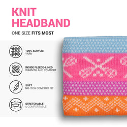 Lacrosse Knit Headband - Lax Girl