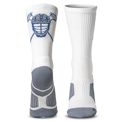 Guys Lacrosse Woven Mid-Calf Sock Set - My Goal is to Deny Yours