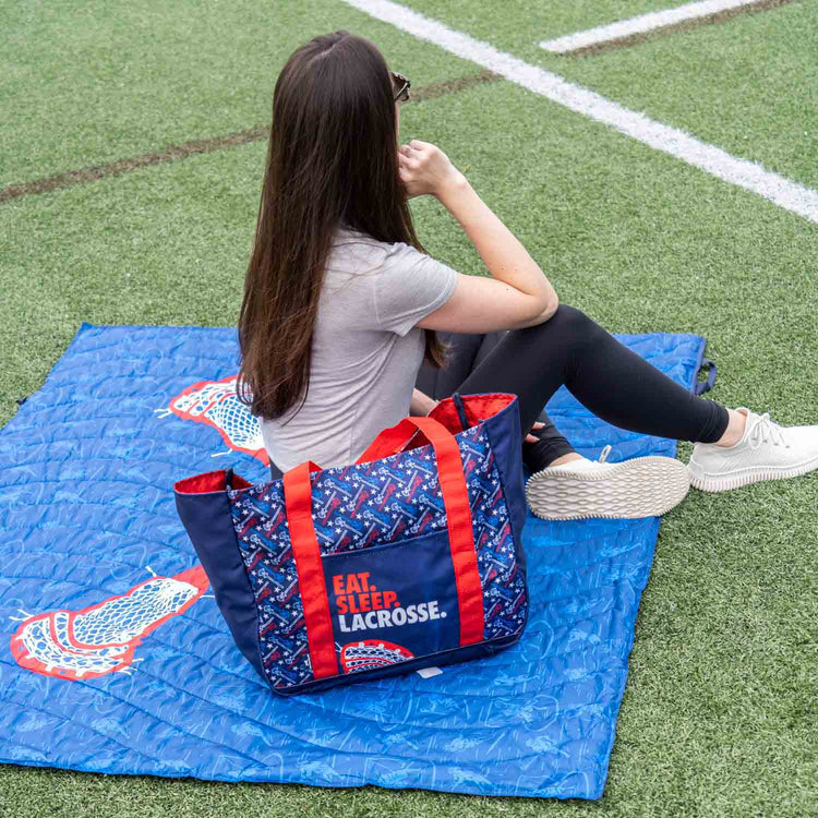 Guys Lacrosse Gameday Puffle Blanket - Play Lacrosse