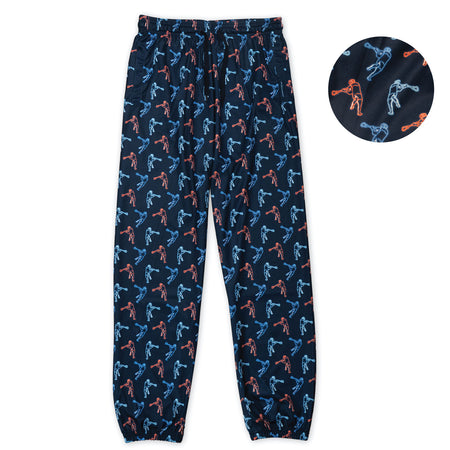 Guys Lacrosse Lounge Pants - Neon Lights