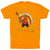 Guys Lacrosse Short Sleeve T-Shirt - Cage Free Turkey Crank Shot [Youth Small/Orange] - SS