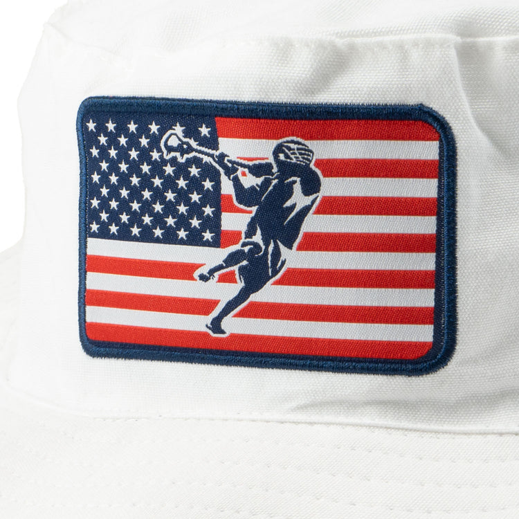 Guys Lacrosse Bucket Hat - USA