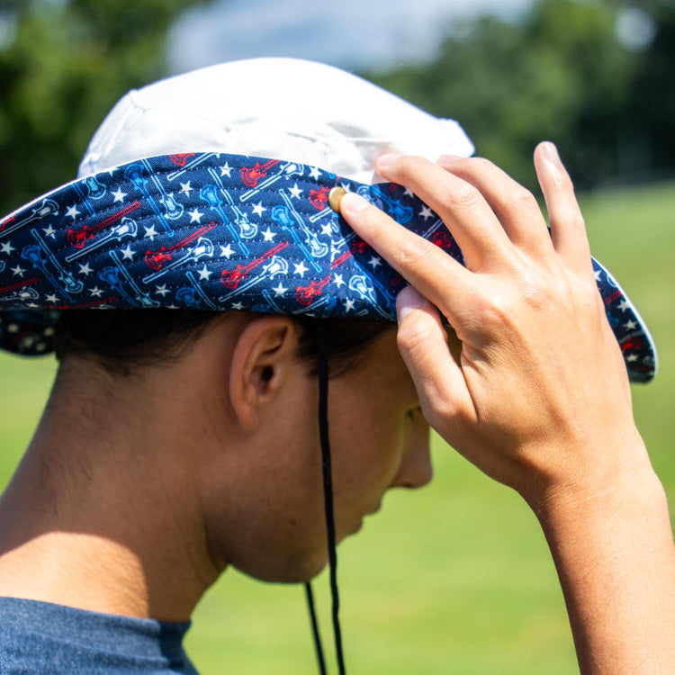 Guys Lacrosse Bucket Hat - USA