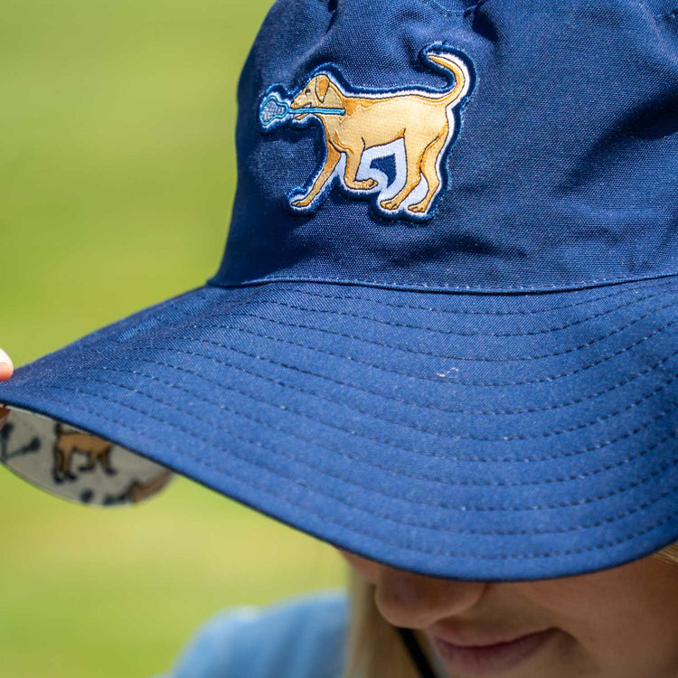 Girls Lacrosse Bucket Hat - Lax Dog