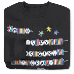 Girls Lacrosse Crewneck Sweatshirt - In My Lax Girl Era