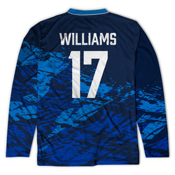 Custom Team Long Sleeve Velocitee Shooter T-Shirt  - Guys Lacrosse