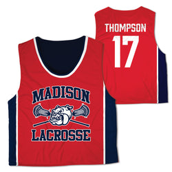 Custom Team HyperDri Reversible Pinnie - Guys Lacrosse