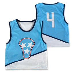 Custom Team HyperDri Reversible Pinnie - Guys Lacrosse