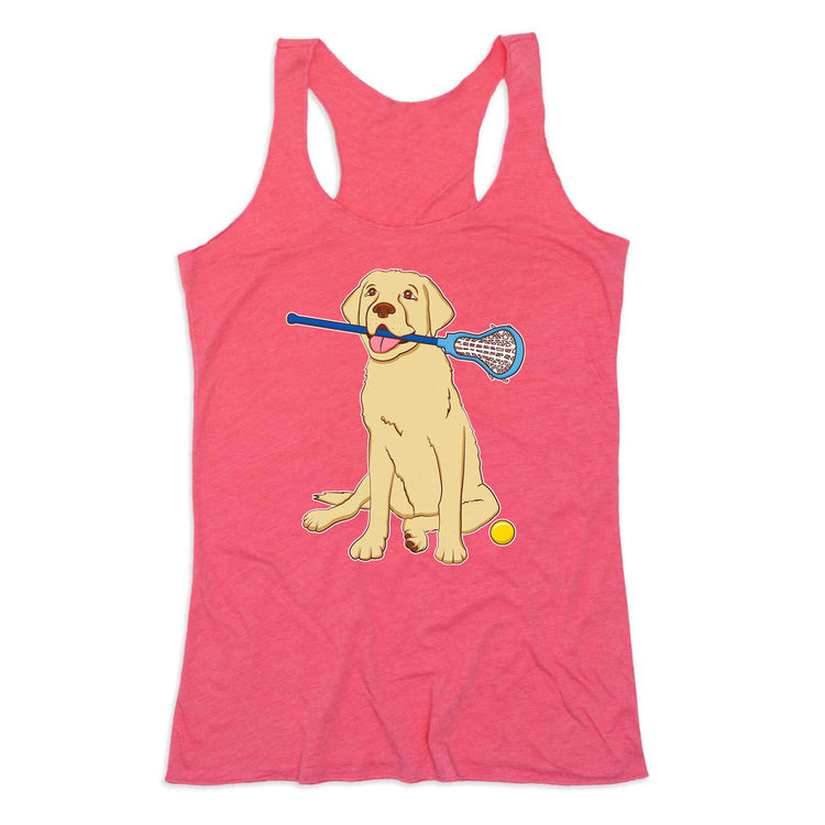 Girls Lacrosse Women's Everyday Tank Top - Chase The Lax Dog