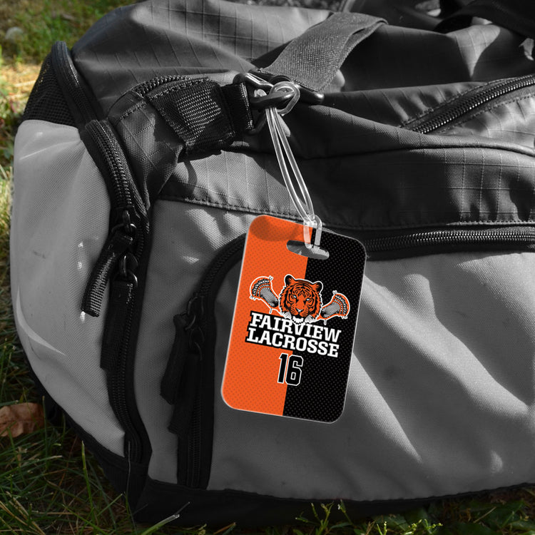 Custom Team Bag Tag - Guys Lacrosse