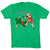 Guys Lacrosse Short Sleeve T-Shirt - Checking It Twice Lacrosse [Adult X-Large/Green] - SS