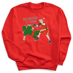Guys Lacrosse Crewneck Sweatshirt - Checking It Twice Lacrosse