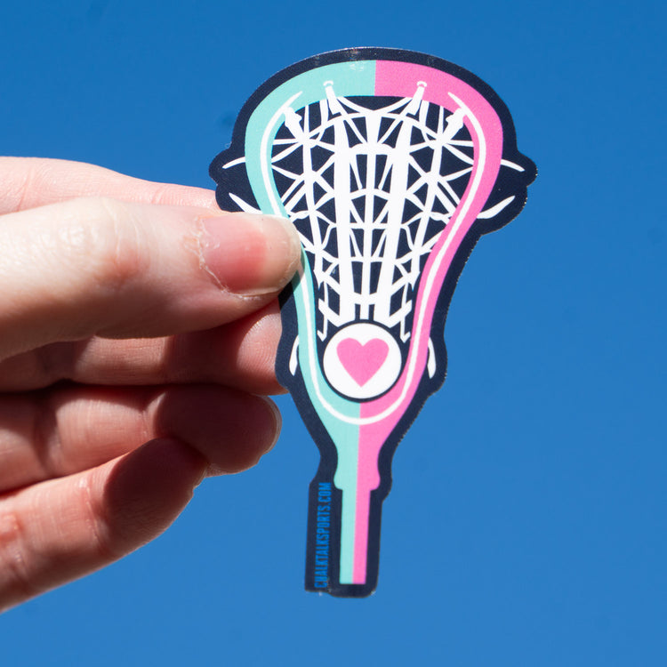 Girls Lacrosse Sticker - Lacrosse Stick