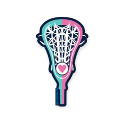 Girls Lacrosse Sticker - Lacrosse Stick