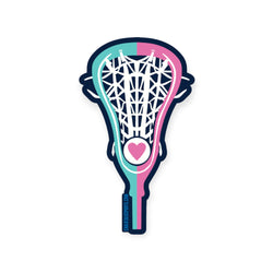 Girls Lacrosse Sticker - Lacrosse Stick