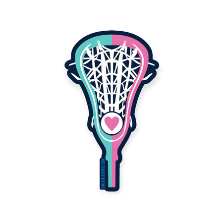 Girls Lacrosse Sticker - Lacrosse Stick