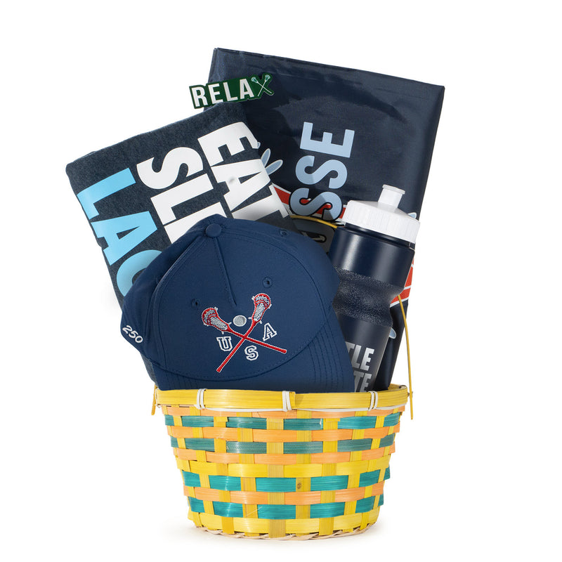 Guys Lacrosse Easter Basket - Lax Time