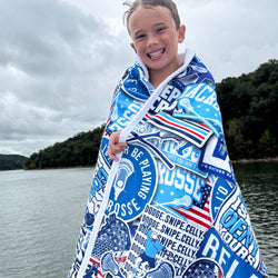 Guys Lacrosse Premium Beach Towel - Lacrosse Life