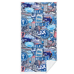 Guys Lacrosse Premium Beach Towel - Lacrosse Life
